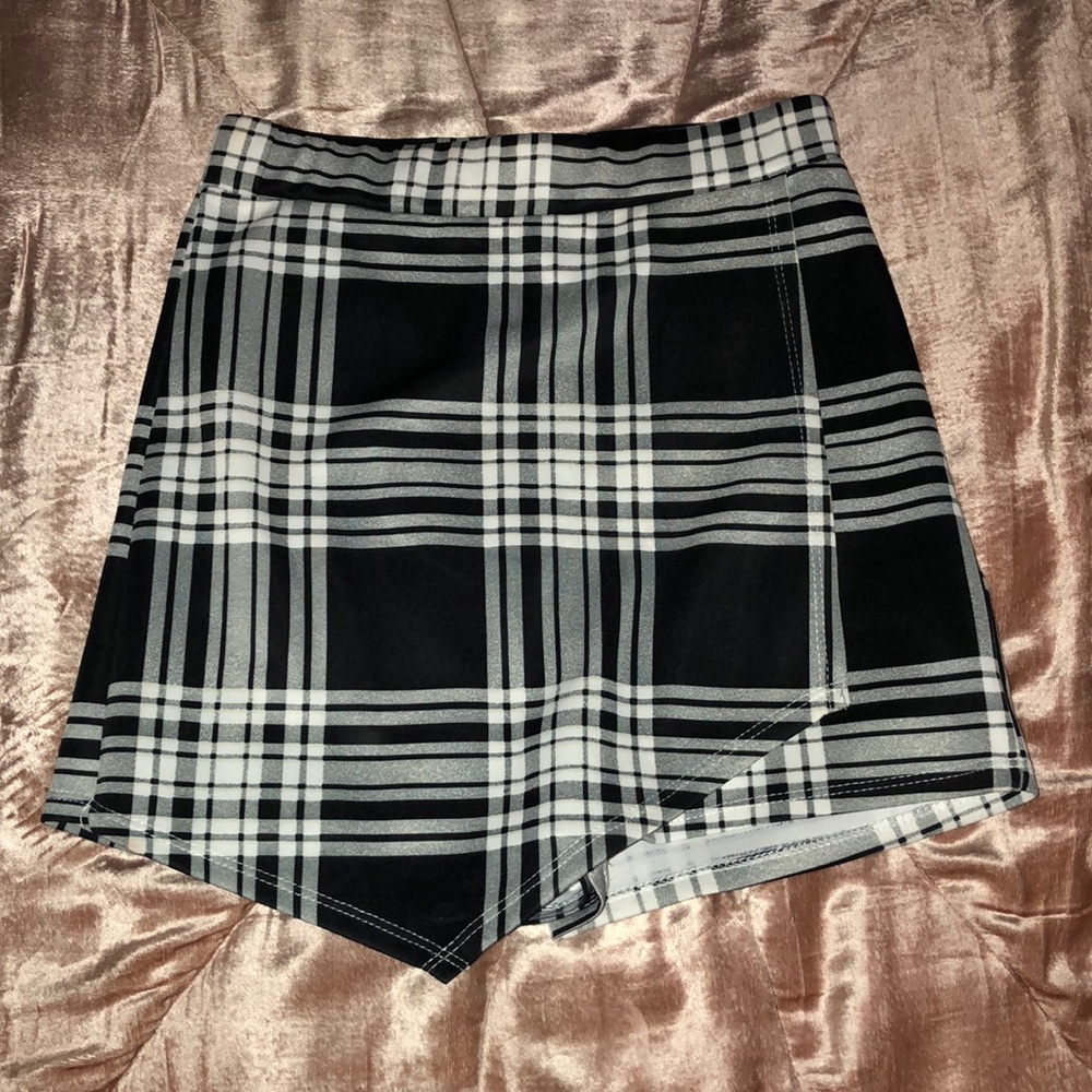 Plaid skort
